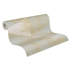 A.S. Creation Tapete Vlies Blau Gold Dreieck Vintage 383531 AS Geo Effect -Berühmt Tapeten Geschäft Vliestapete AS Creation Blau Gold Dreiecke 383531 63212976 7