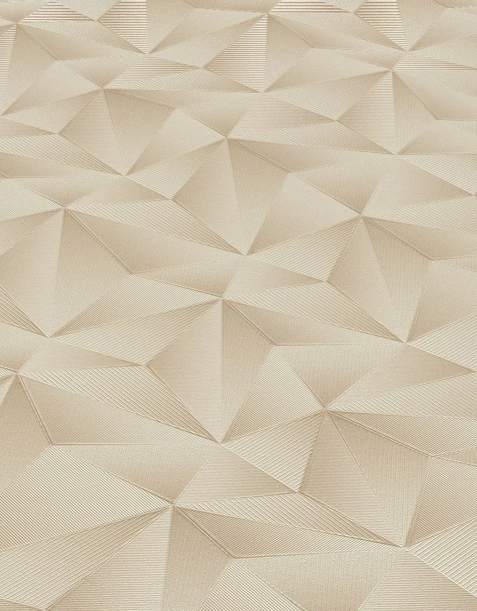 Vliestapete Dreiecke 3D Erismann 10106-02 Beige 7 Vliestapete Dreiecke 3D Erismann 10106-02 Beige – Bild 7