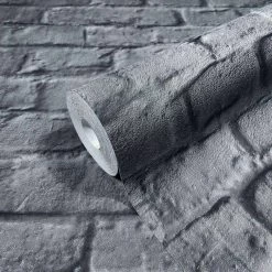 Berühmt Tapeten Geschäft -Berühmt Tapeten Geschäft Vliestapete Dunkelgrau Steinmauer Marburg 34170 63214899