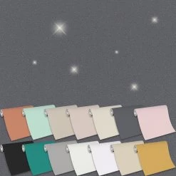 Vliestapete Einfarbig Glitzer Brilliant Colours