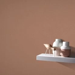 Vliestapete Elle Strukturiert Uni Rot Braun 10335-48 -Berühmt Tapeten Geschäft Vliestapete Elle Uni Struktur Rot Braun 10335 48 63216420 4