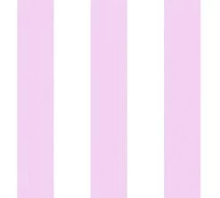 A.S. Creation Vliestapete Kinder Blockstreifen Rosa Weiß 38148-1