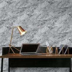 Vliestapete Marmor Optik Grau Silber Metallic 10318-47 -Berühmt Tapeten Geschäft Vliestapete Marmor Optik Grau Silber Metallic 10318 47 63216226 3