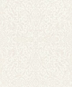 Vliestapete Ornament Orient Grau Silber Metallic 296029