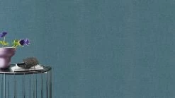 Rasch Vliestapete Dunkelblau Strukturiert Uni 312188