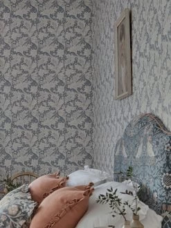 Tapete Wallflower Hellblaugrau -Berühmt Tapeten Geschäft Wallflower E 463261 2880x1440