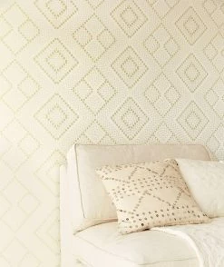 Tapete Yamuna Perlweiss