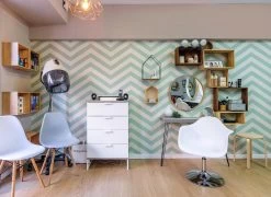 Tapete Zag Zig Pastellgrün -Berühmt Tapeten Geschäft Zag Zig K 462131 2880x1440