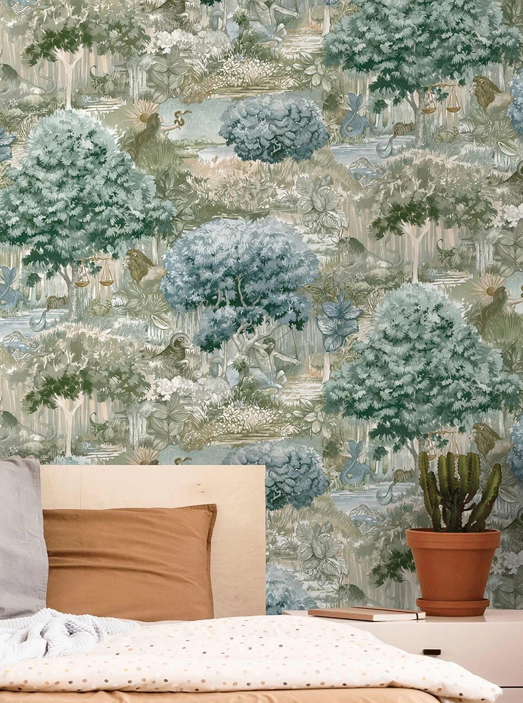 Tapete Zodiac Forest Grün 1 Tapete Zodiac Forest Grün