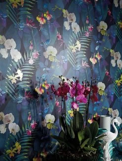 Tapete Zoe Schwarzblau