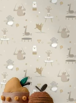 Tapete Zolympic Hellbeigegrau -Berühmt Tapeten Geschäft Zolympic B 104612 2880x1440