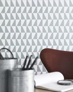 Tapete Balder Mintgrau