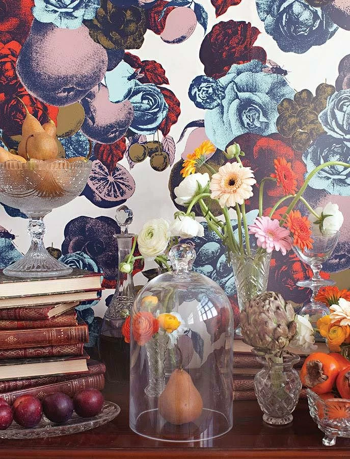 Tapete Boudoir Pastelltürkis 4 Tapete Boudoir Pastelltürkis – Bild 4